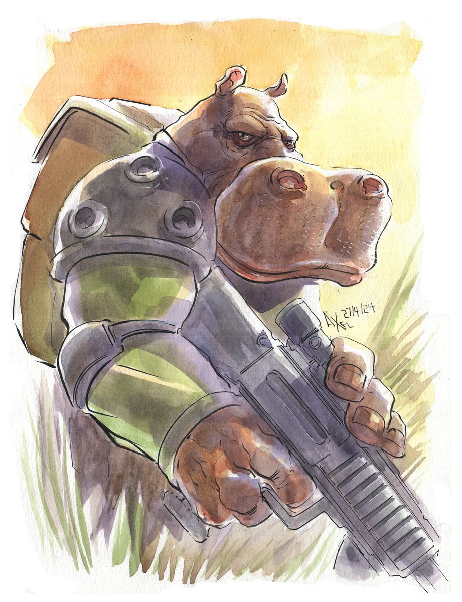 NEW ADD-ONS NOW LIVE! EXCLUSIVE WATERCOLOR ART BY AXEL MEDELLIN! kickstarter.com/projects/comic…