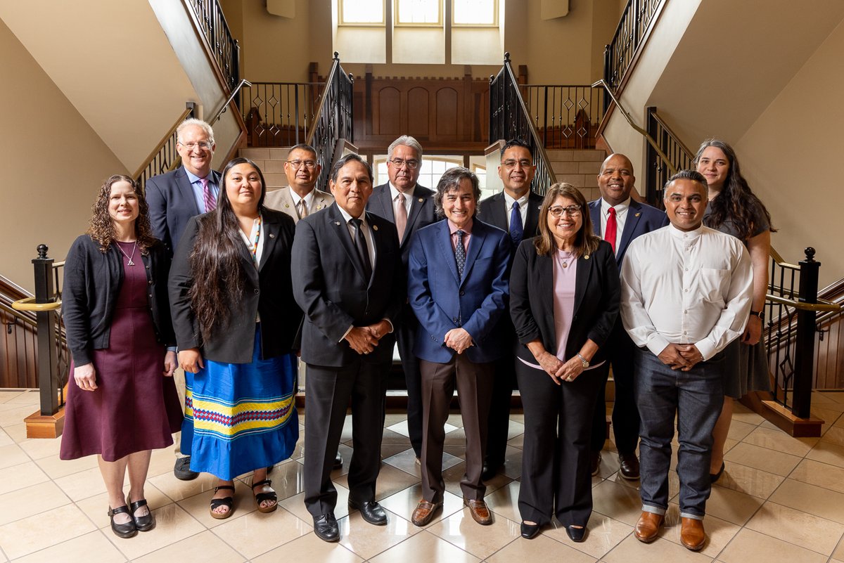 Florida State University welcomed members of the Muscogee (Creek) Nation led by Chief David Hill to campus. Provost Jim Clark, the director of the Native American and Indigenous Studies Center and administrators met with tribe members to talk about ways to foster collaboration.