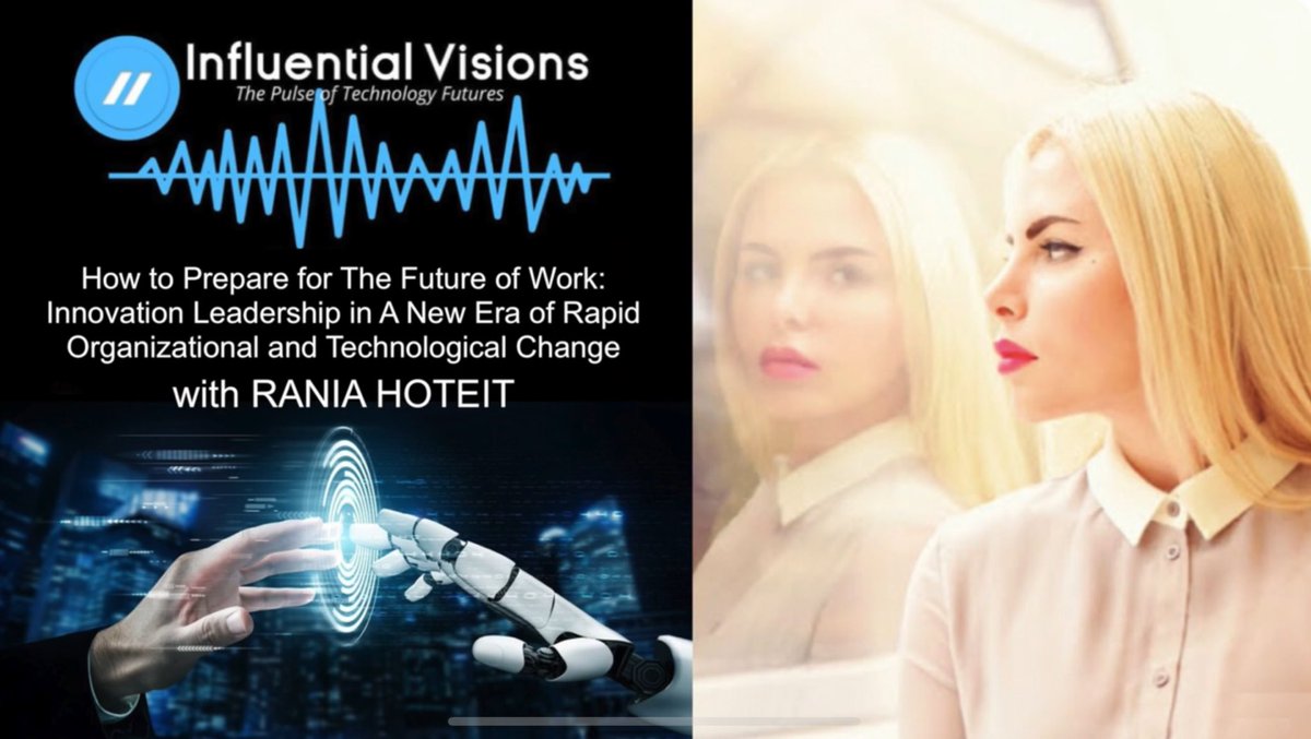 🎥 It was a pleasure to be hosted on Influential Visions #podcastshow to share my deep insights on #innovation #Leadership and the #futureofwork 👉Enjoy watching, learning and sharing! youtu.be/xKvW3aSQvZA?si…

#CompanyCulture #womenintech #TechJobs #LeadershipDevelopment
