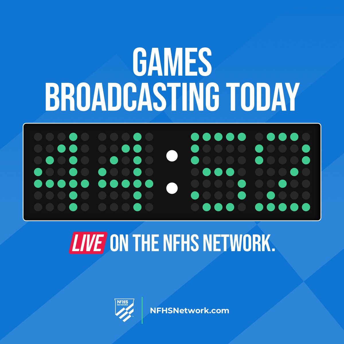 The #NFHSNetwork has over  4️⃣, 0️⃣ 0️⃣ 0️⃣ events streaming this week! 😱 Don't miss the action and start streaming now 🙌  📲: bit.ly/44LyfRC