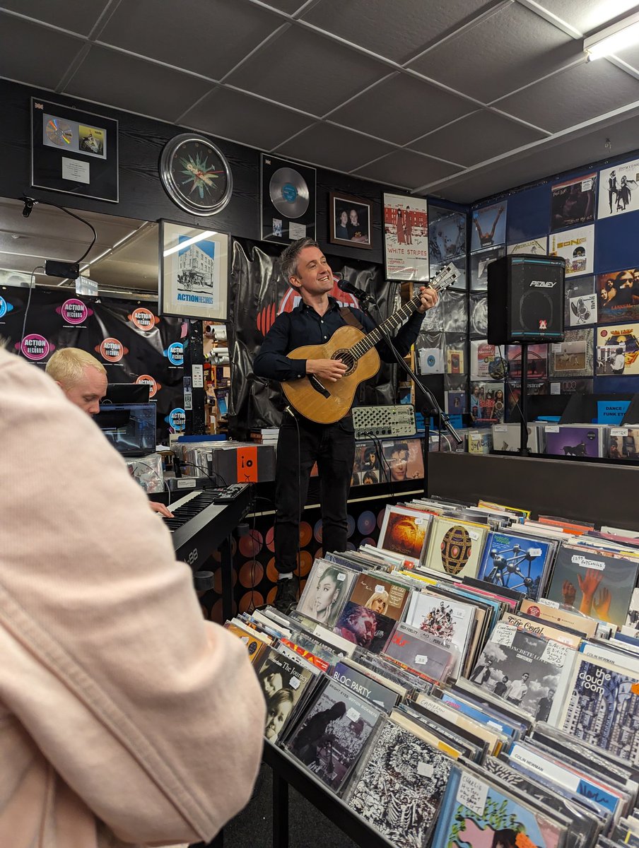 Great evening - @wearevillagers at @ActionRecords in Preston - stomping in-store set!