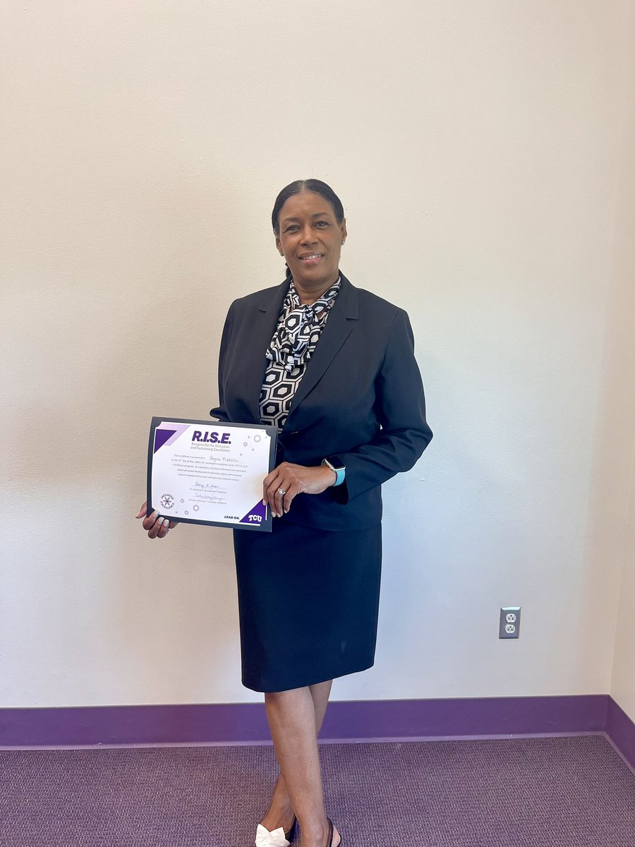 I am grateful for the opportunity to have participated in the Responsible for Inclusion and Sustaining Excellence (R.I.S.E.) program at TCU.