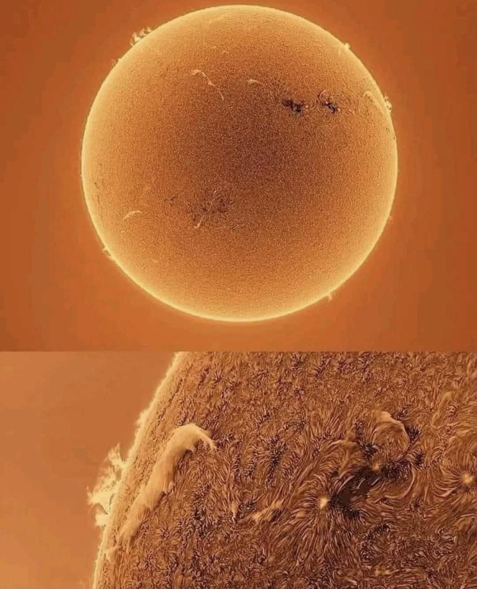 too cool.... 🤯 Incredibly detailed photograph of our Sun ☀️
