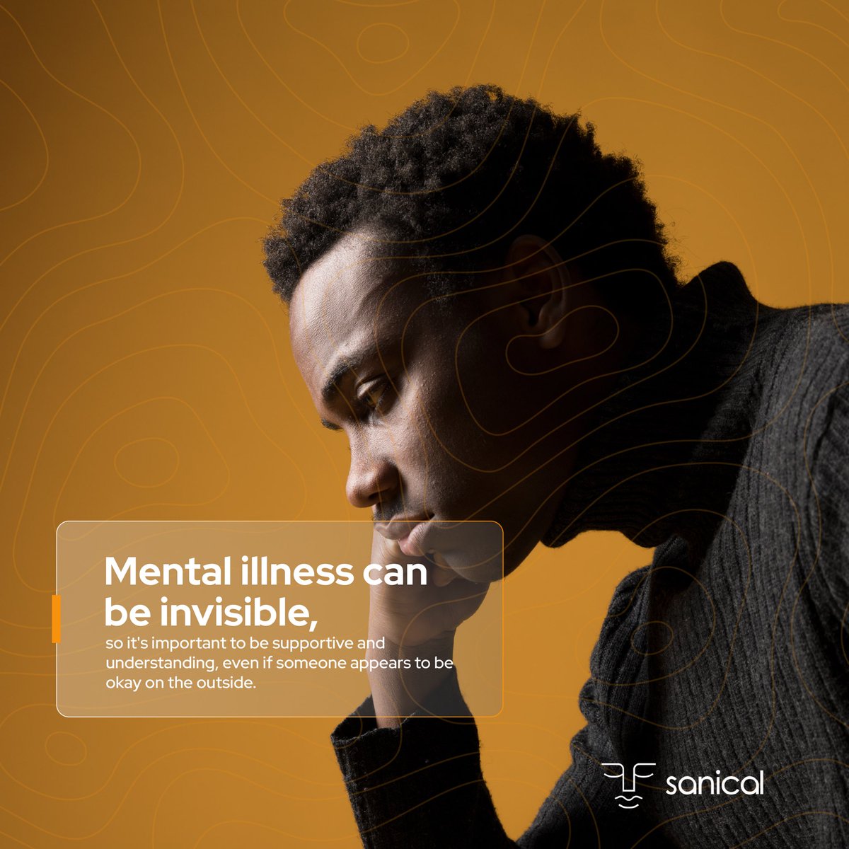 Sanicalapp's tweet photo. Check on your friends and loved &amp; ones every chance you get, just because someone looks okay doesn't mean they are.

#Sanical #Mentalhealth #mentalhealthawareness #Therapy
#Mentalhealthsupport #Love https://t.co/rHxulXUOpx