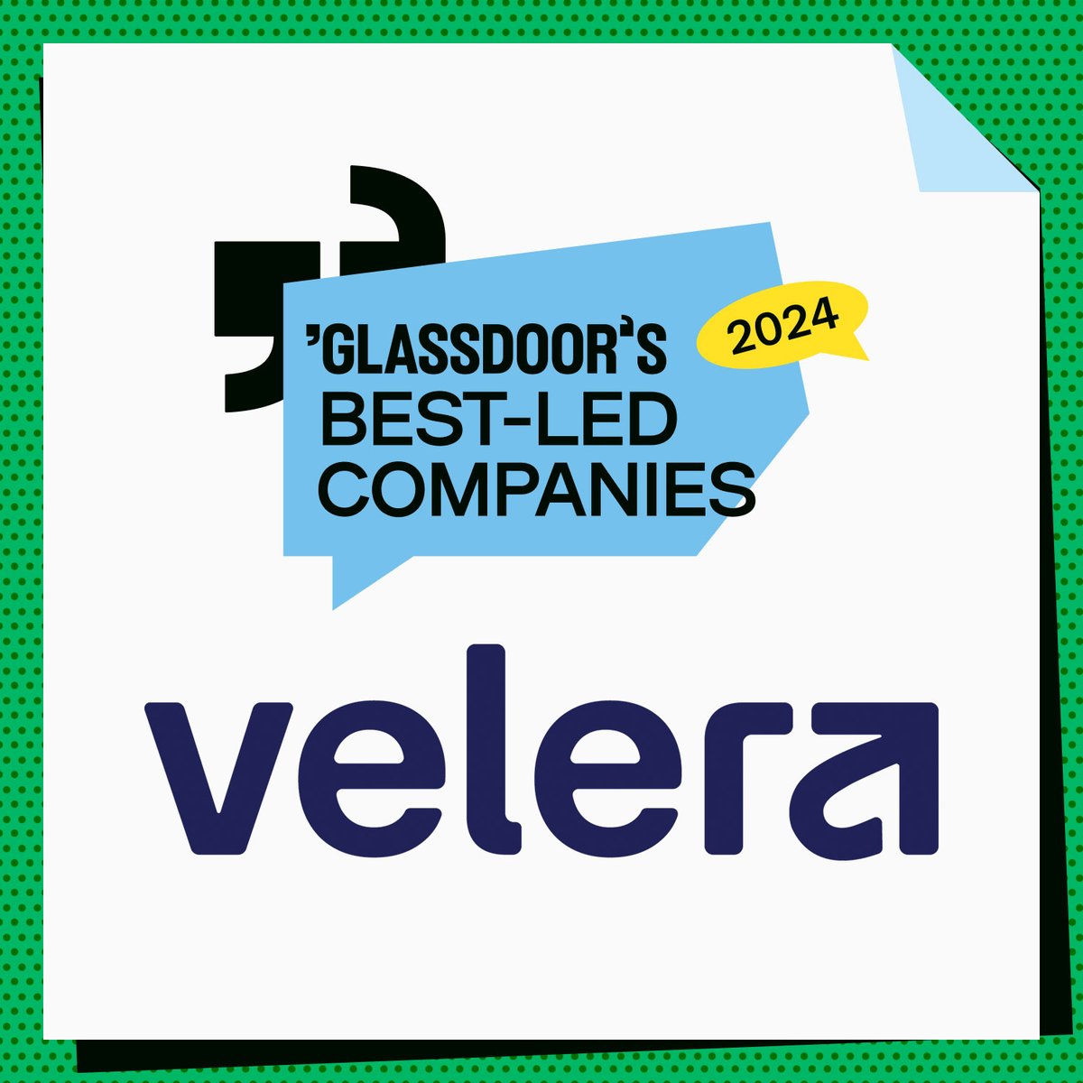 🎉 Velera, formerly PSCU/@Co_opSolutions, is excited to announce that we have been named a winner of @Glassdoor's inaugural award for #BestLedCompanies 2024 in the U.S. bit.ly/4dEKvYq #WeAreVelera #GlassdoorAward #EmployeeExperience
