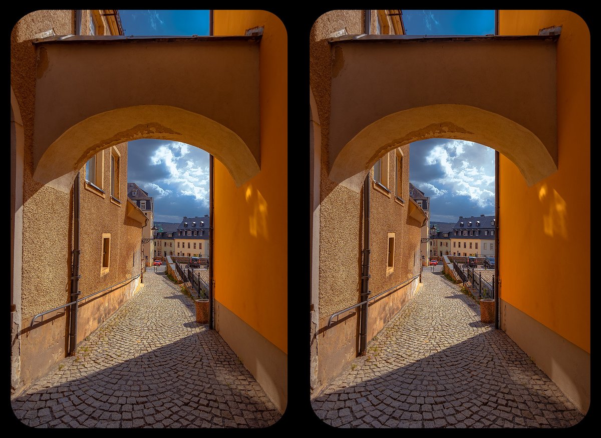 #AnnabergBuchholz #Erzgebirge #3D #Stereoscopy #Kreuzblick #Crossview #Stereo3D #Sachsen