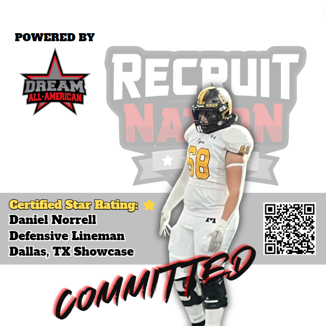 RecruitNationUS's tweet image. Athlete Spotlight: Daniel Norrell is Set to Shine at the Recruit Nation Dallas Showcase

@Danielnorrelltx 

thenationalradar.com/post/athlete-s…