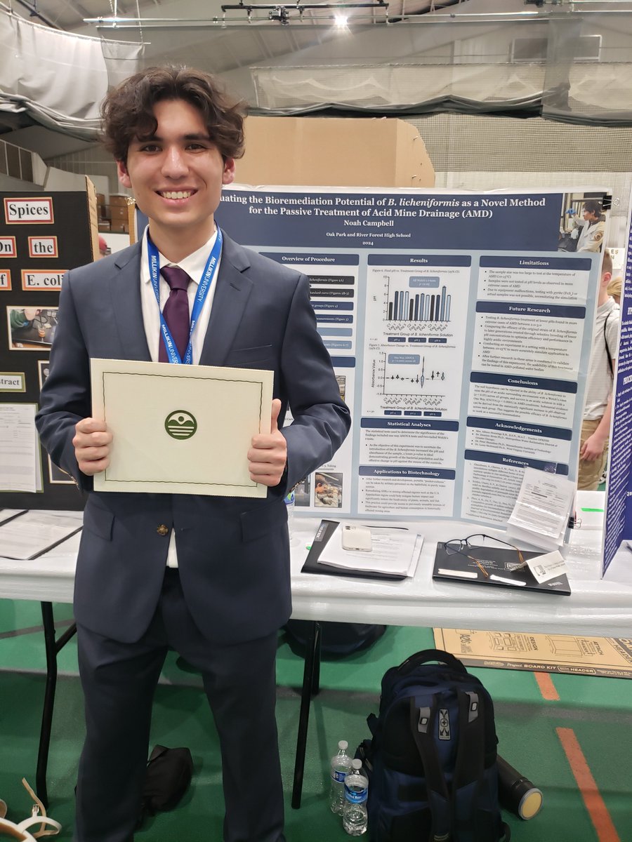 Congrats to the students honored with Environmental Excellence Awards at the @IJASorg State Science Exposition! 🏆 Projects focused on pollution prevention, environmental remediation, analyzing pollution's impact, & developing contamination solutions! 🌎 bit.ly/3ymh2lO