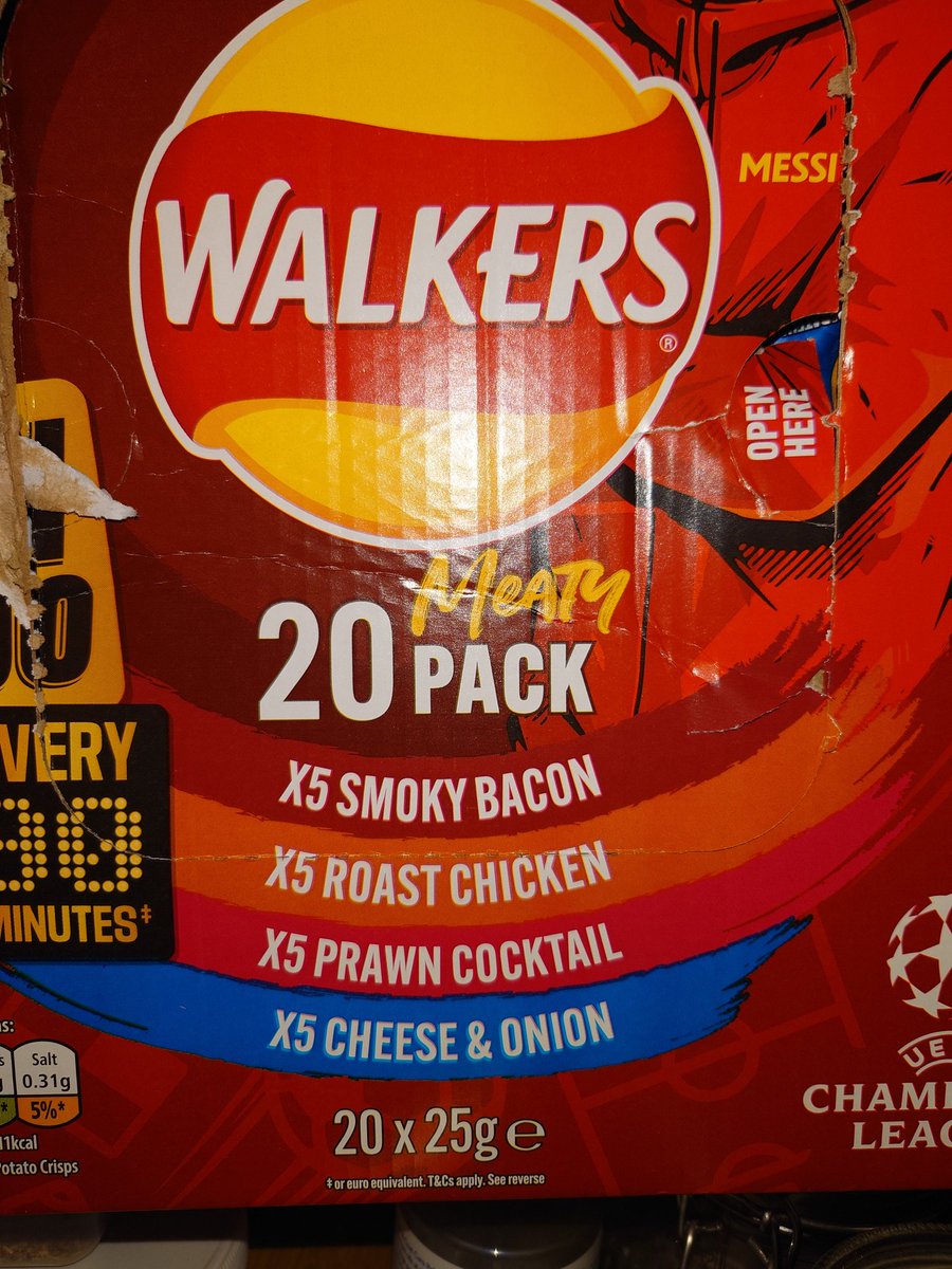 Andi White ๐ (@andrewrwhite) on Twitter photo I can't be the only one who has spotted a rather fundamental issue with <a href="/walkers_crisps/">Walkers Crisps</a> ' MEATY 20 pack... I can't be the only one who has spotted a rather fundamental issue with <a href="/walkers_crisps/">Walkers Crisps</a> ' MEATY 20 pack...