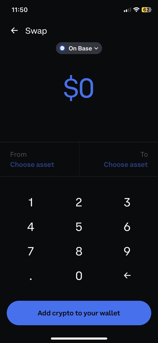 Djbousquet's tweet photo. @brian_armstrong @CoinbaseWallet Can’t even swap and problems and problems , great wallet Brian https://t.co/EmGDkK96fa