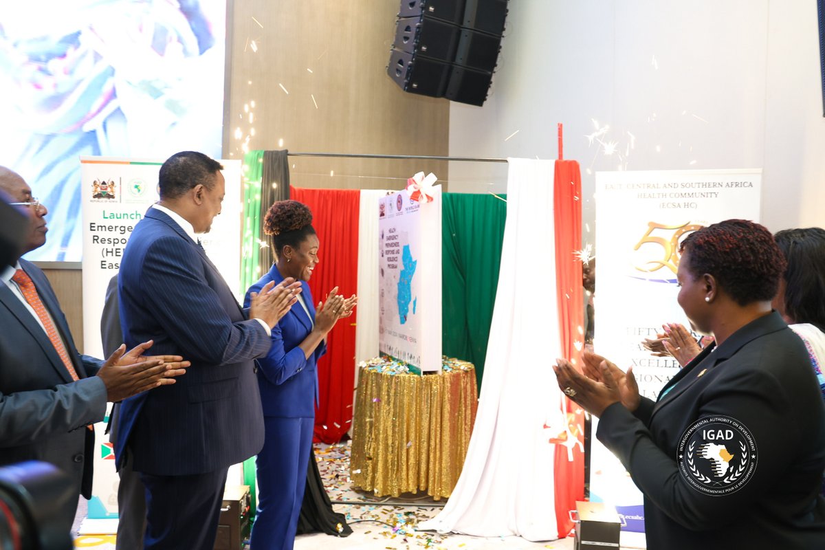 Opening Remarks by IGAD Executive Secretary, H.E @DrWorkneh, at the launching event of the Health Emergency, Preparedness, Response, and Resilience (HEPRR) Multiphase Programmatic Approach (MPA) in Nairobi, Kenya. igad.int/opening-remark…