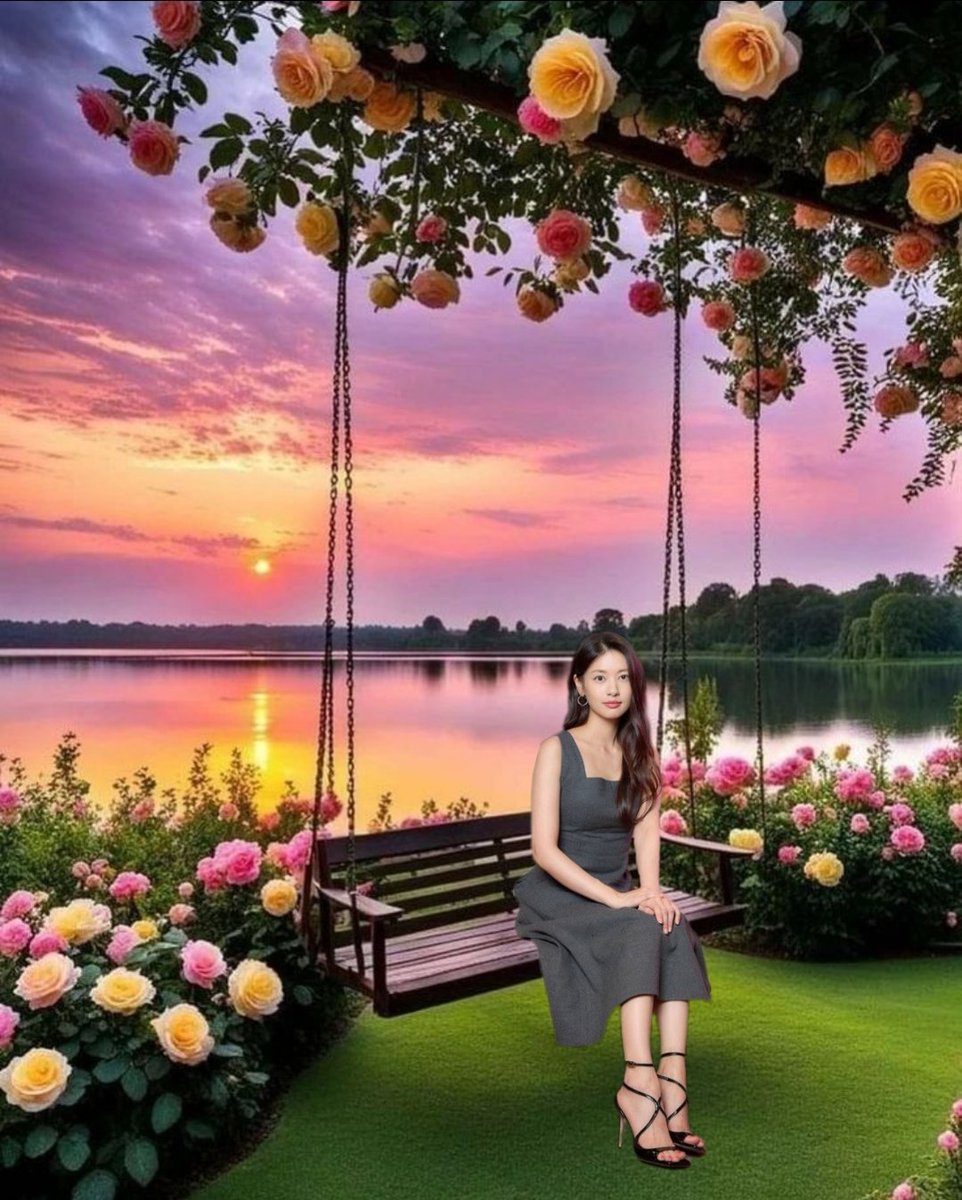The best sunset is the one with Somin. #JungSoMin #정소민 #チョンソミン #จองโซมิน