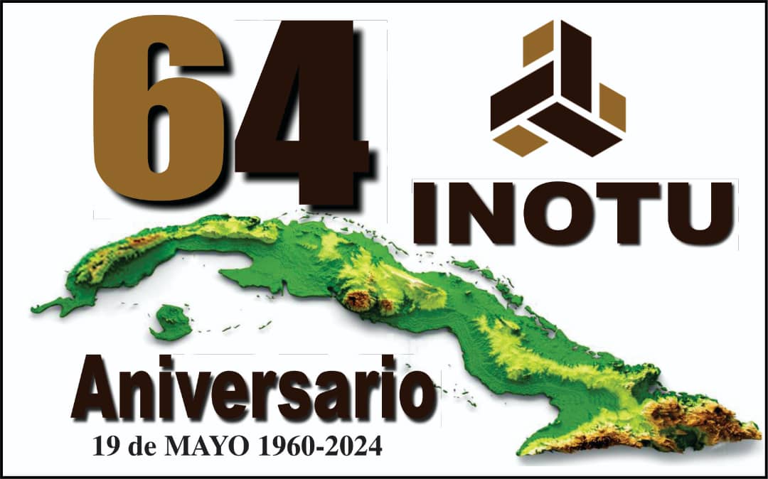 El 19 de mayo el sistema de Ordenamiento Territorial y Urbanismo estará cumpliendo 64 años de fundado, Muchas felicidades para todos los trabajadores 
#INOTU
#Aniversario64INOTU
#INOTUGarantíaDeDesarrolloyEquidad.
 #SueloRecursoEstratégico
#OrdenamientoCompromisoDeHoy