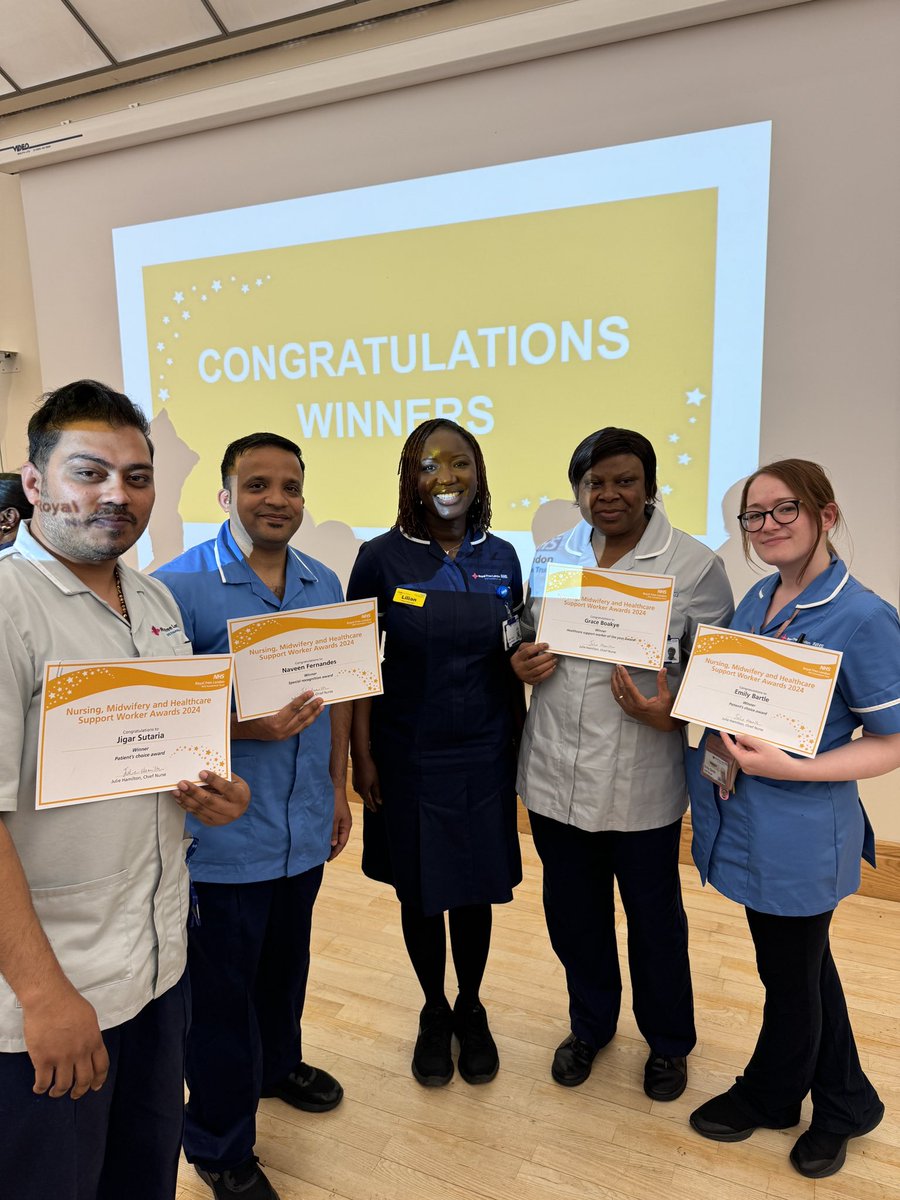 nursescorneruk1's tweet photo. What an incredible moment celebrating the achievements of my team #7eastward as they collected their well-deserved awards. One award is impressive, but receiving four awards is truly outstanding! And to top it off, there were five other finalists as well as individual nominations https://t.co/UMm6DtzFVB