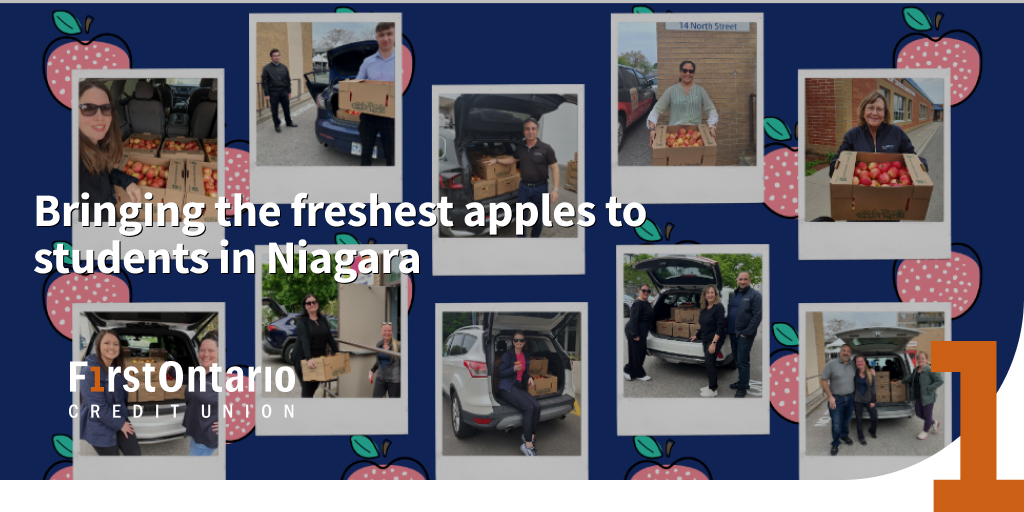 2,463 boxes of fresh local apples to #NiagaraRegion students! Thanks to @NNPNiagara's #FarmtoSchool program and the dedication of our #FirstONBlueWave volunteers and the amazing community, we're fostering healthier habits one apple at a time! #FirstOntario #FirstONCommunity