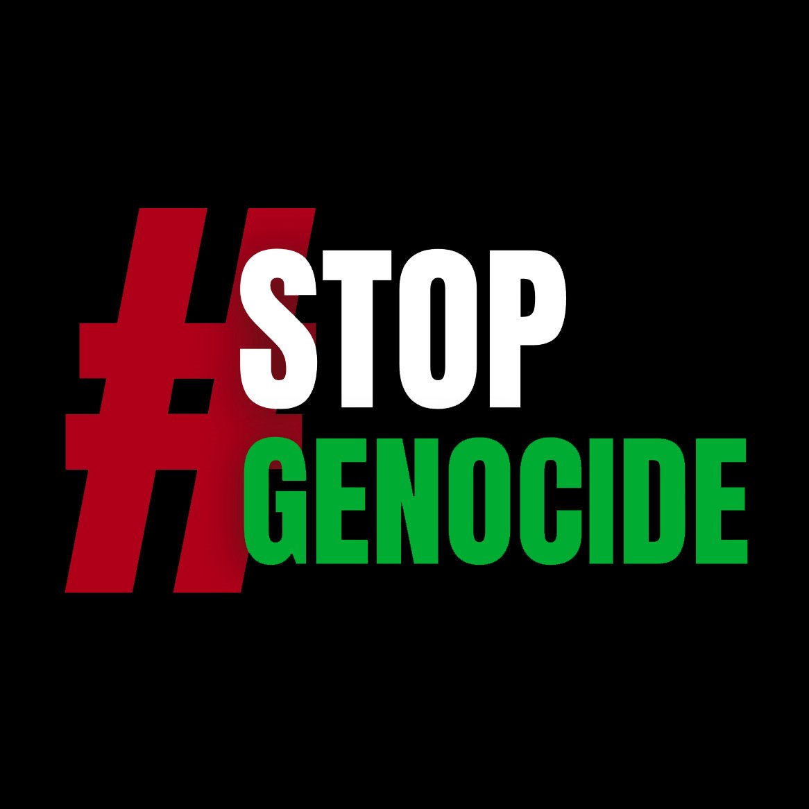 Face au Sionisme dévastateur, #StopGenocide.