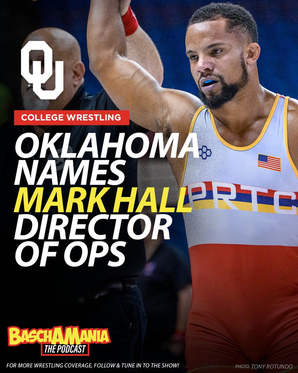 Mark Hall named new Director of Ops with @OU_Wrestling.

Hall recently retired from athletic competition at the Olympic Trials.
