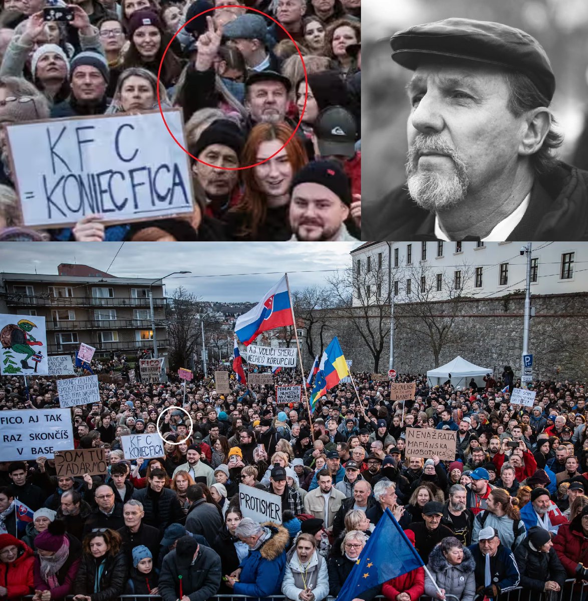 Juraj Čintula, the shooter targeting Slovak PM Robert Fico today, participated in a rally in Bratislava on Feb. 7th against Fico’s proposed changes to criminal law, aimed at reducing penalties for corruption and economic crimes. theguardian.com/world/2024/feb…