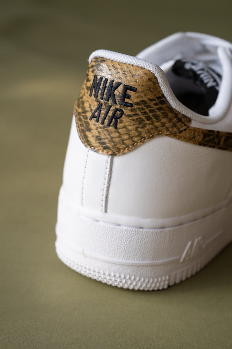 Nike Air Force 1 Retro Low QS #IvorySnake available tomorrow at our South Miami location & online via Solefly.com $150 USD