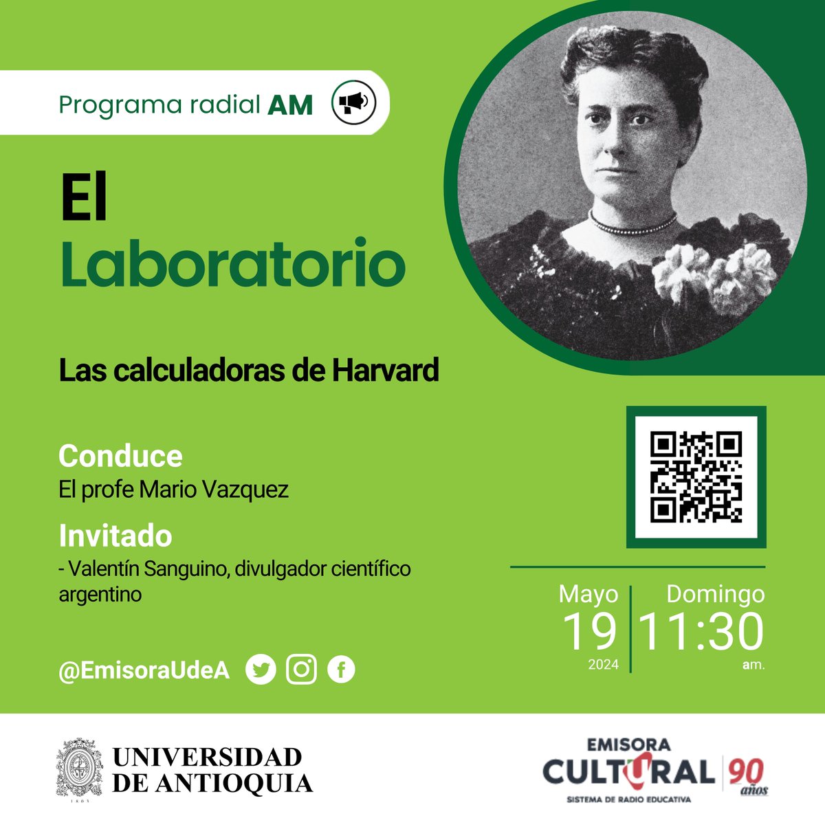 #ElLaboratorio | ✖️🤷‍♂️➗ Una integrante de la galería de calculadoras humanas haciendo su aporte en astronomía. Escucha el testimonio de un estudiante de la Universidad Nacional de Córdoba, en Argentina, apasionado por la comunicación de la ciencia. @laboratorioCEN @profe_vazquez