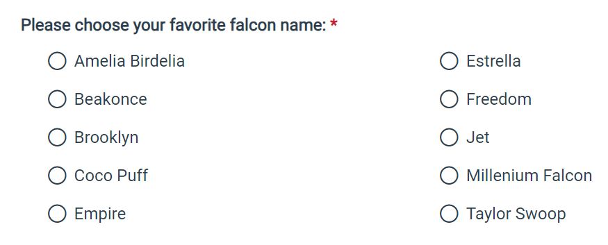 From today until May 22, you can vote in an online poll to select the names of our four falcon chicks. Vote➡️ on.ny.gov/3ynqJk4 Judges picked the top 10 finalists from the 100+ awesome names submitted by local 3-6 grade students as part of a contest with @VeoliaWaterNY