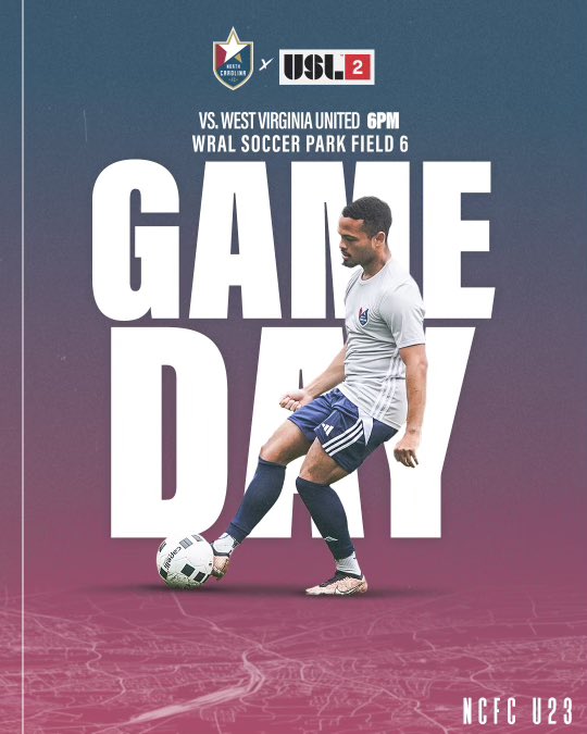 Don’t miss our @USLLeagueTwo Home Opener tonight at WRAL Soccer Park Field 6 when we take on @wvutd at 6PM!