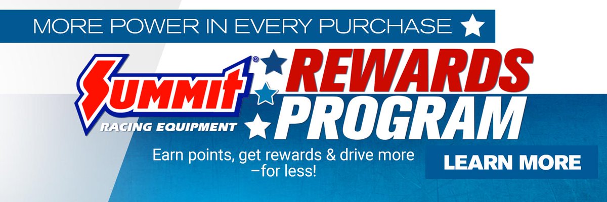NEW!! Join our free Rewards Program to earn points and get more power in every purchase! #rewardsprogram #rewards #summitracing #onlineshopping #retail summitracing.com/rewards