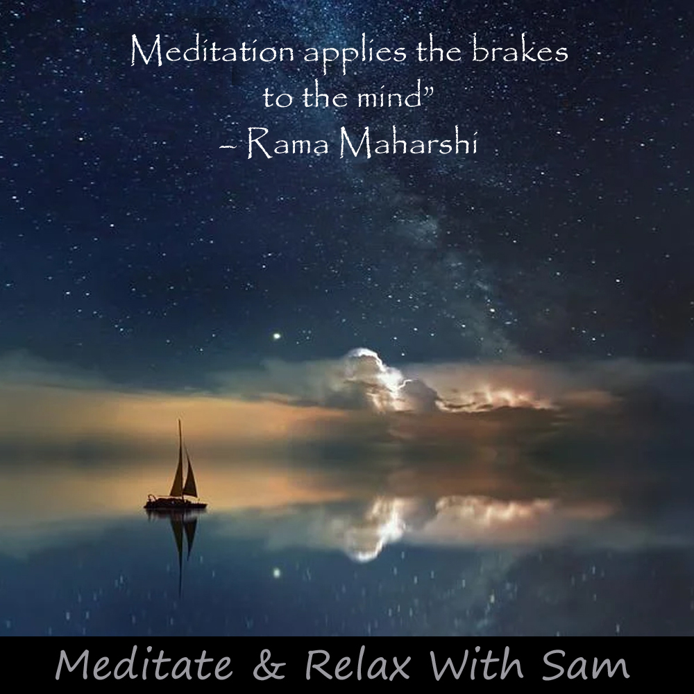 'Meditation applies the brakes to the mind' - Rama Maharshi

#meditate #meditation #guidedmeditation #quote #quotes #meditationquotes #dailyquote