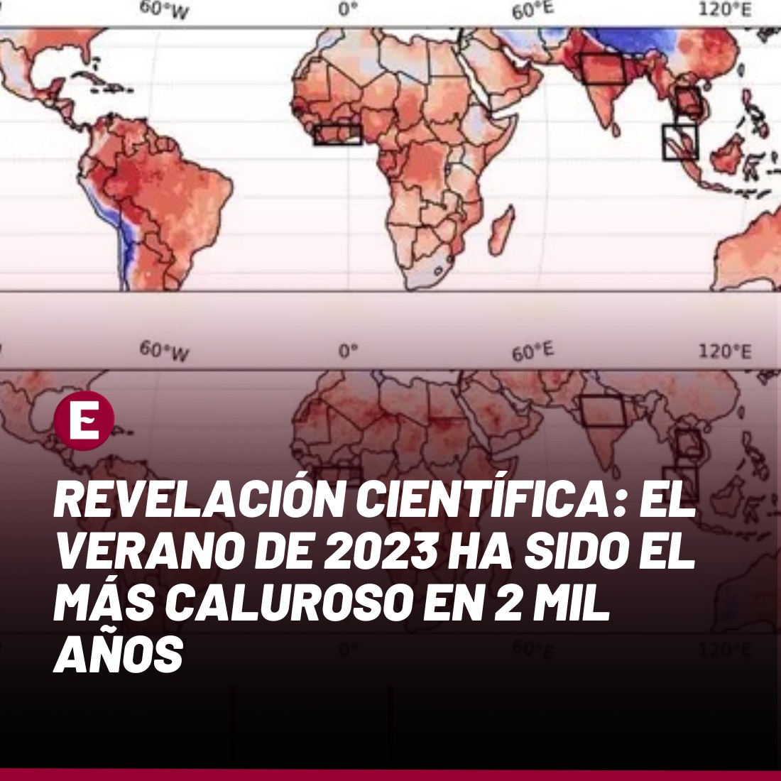 ¡El #calor está con todo! 🥵

El #calentamientoglobal es un hecho 🔥🌍  

Más info: goo.su/RZrAGD