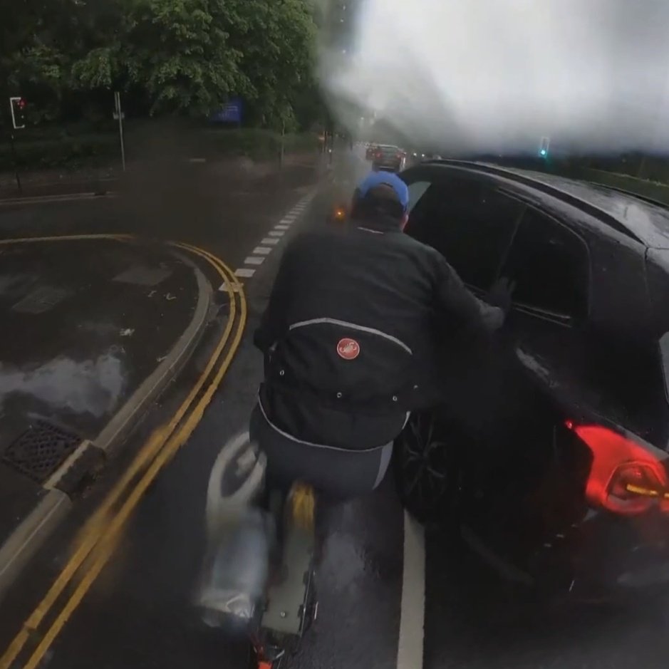 Blessed are the lines of paint, for they shall protect the vulnerable.