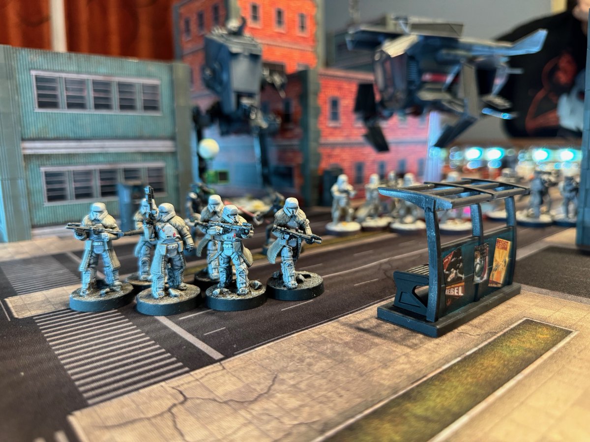 Range Troopers about to catch a bus!   #starwarslegion #starwars