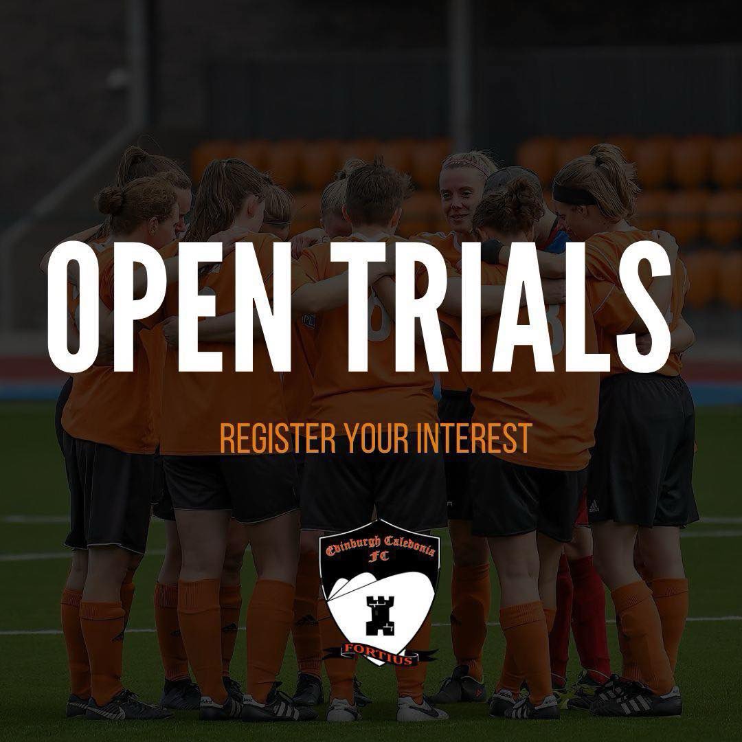 🚨 Looking for a new challenge?

With the season now finished we are looking to add players to our squad for next season

We have trials tomorrow &amp; Thursday the 23rd 20:00-21:30 at Meadowbank

If you’re interested fill out the form &amp; we’ll see you there

forms.gle/YQ65rThZjQCSFi…