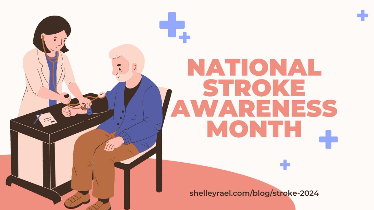 🧠 May is National Stroke Awareness Month! Learn to recognize one and the risk factors, signs, and actionable tips to reduce stroke risk. #StrokeAwareness #Health #Wellness #Prevention shelleyrael.com/blog/stroke-20…