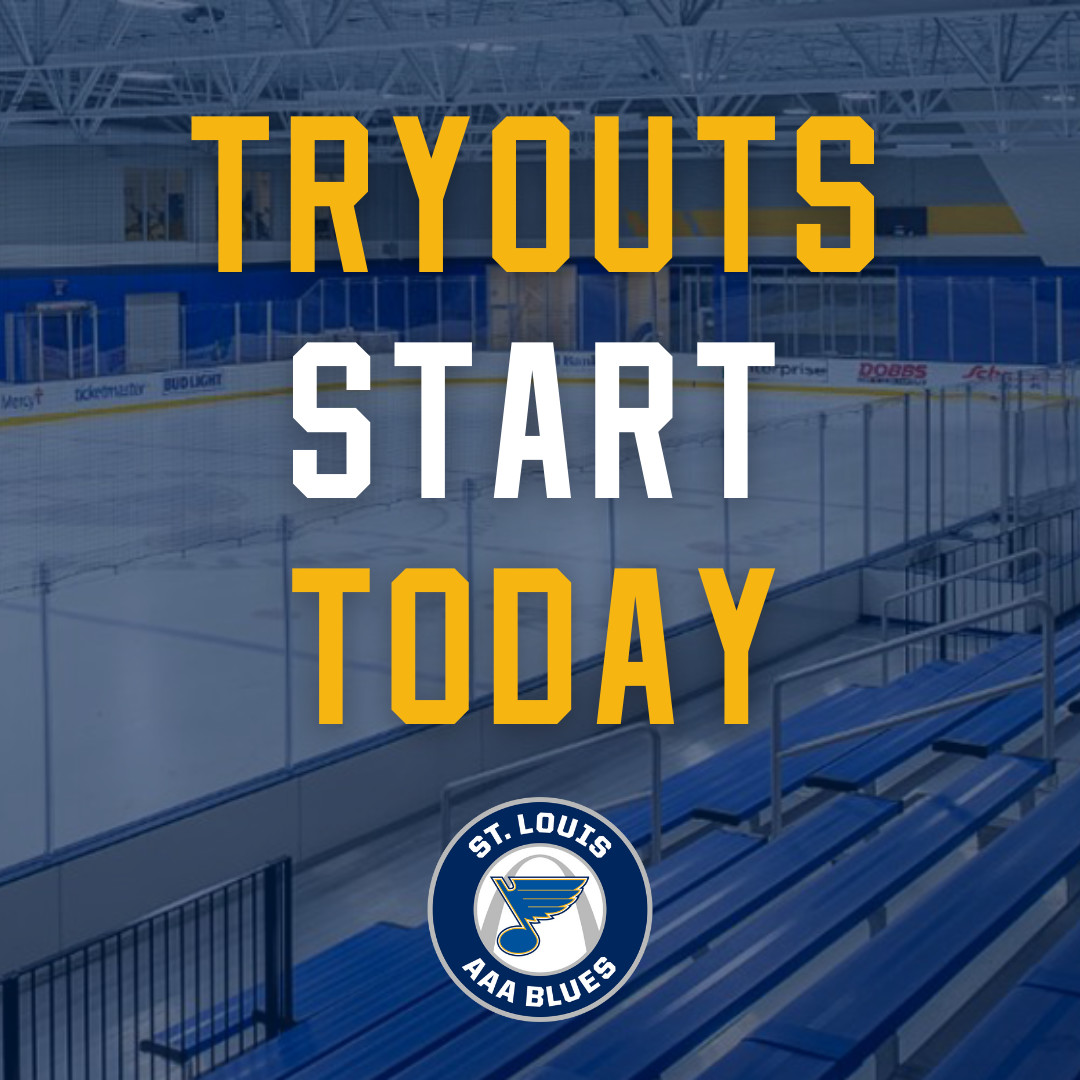 Game on, everyone! The wait is over – it's tryout day! 🏒 Can't wait to see all the talent hitting the ice today.

#stlaaablues #youthhockey #aaahockey #stl #stlouis #stlhockey