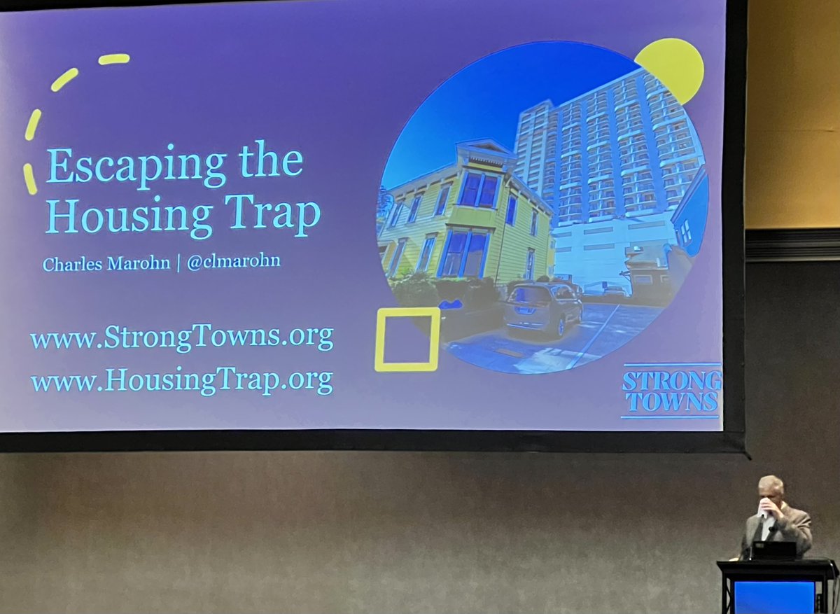 PlaceMakers, LLC (@placemakersllc) on Twitter photo Escaping the housing trap requires recognizing housing is a financial instrument and investment decisions are a big influence. Affordable housing has constrained access to capital. <a href="/clmarohn/">Charles Marohn</a> <a href="/StrongTowns/">Strong Towns</a> new book helps. #strongtowns #cnu32 Escaping the housing trap requires recognizing housing is a financial instrument and investment decisions are a big influence. Affordable housing has constrained access to capital. <a href="/clmarohn/">Charles Marohn</a> <a href="/StrongTowns/">Strong Towns</a> new book helps. #strongtowns #cnu32
