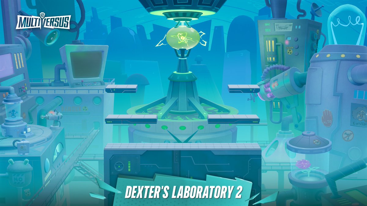 El Laboratorio de Dexter tendrá dos versiones de mapas en MultiVersus ¿quizá una tenga más sorpresas? 🤔