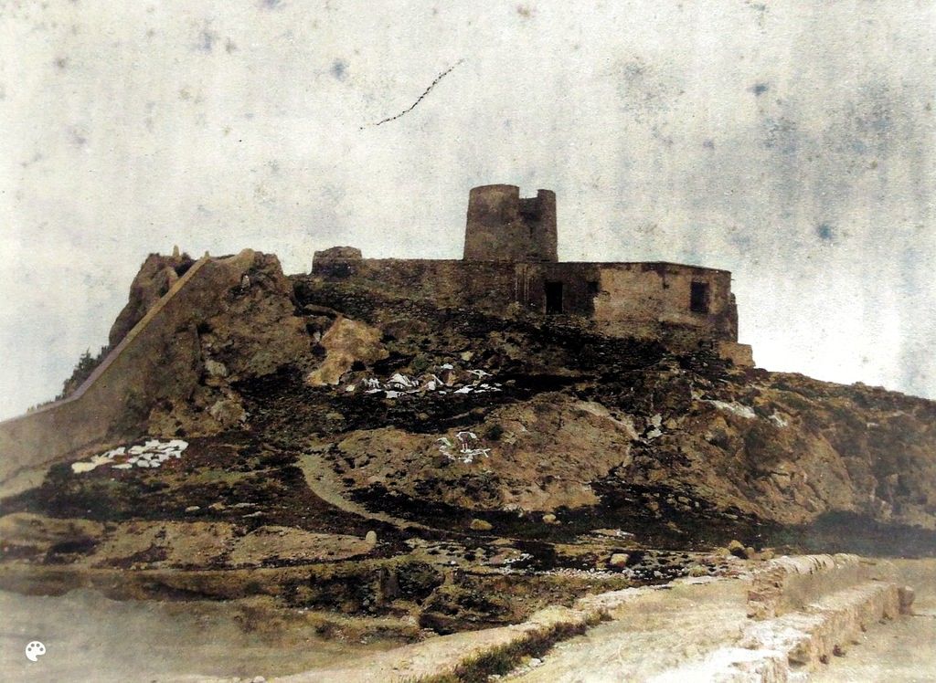Una foto increíble: el Molino del cerro de San José en 1884, según fotografía de Wuadras.