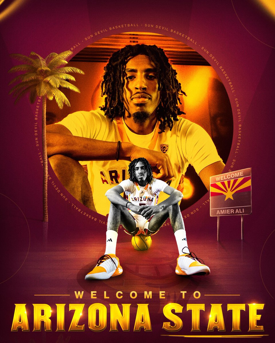 Game. Changer. 👀 Amier Ali is officially a Sun Devil 😈 @simofafan /// @TheSunDevils