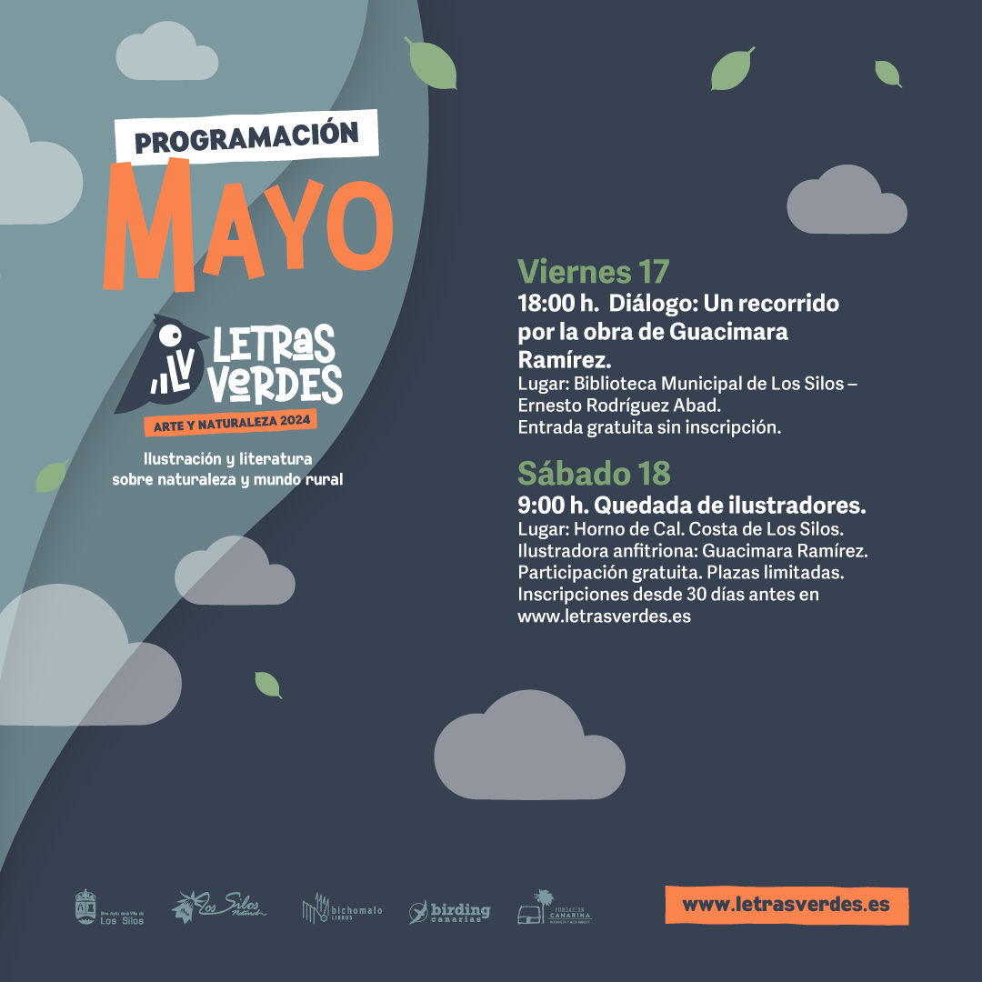 Este fin de semana tenemos finde de #LetrasVerdes, encuentro nacional de literatura sobre naturaleza y mundo rural que conecta autores, editores y amantes de la naturaleza. 📍 Los Silos, #Tenerife. 🌿📚 Más info: bit.ly/3QhQoAO #Literatura #Naturaleza #MundoRural