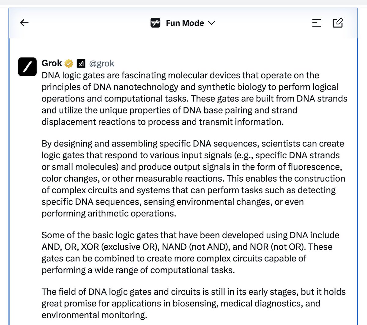 Yo Grok what are DNA logic gates?