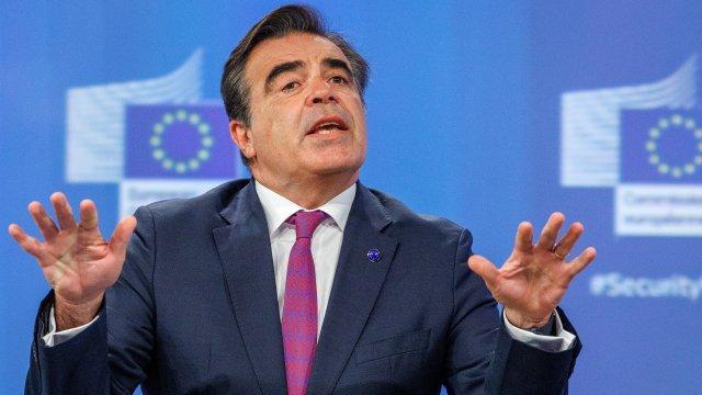 Margaritis Schinas: 'L'Europe diplomatique n'a pas encore le niveau espéré' lecho.be/economie-polit…