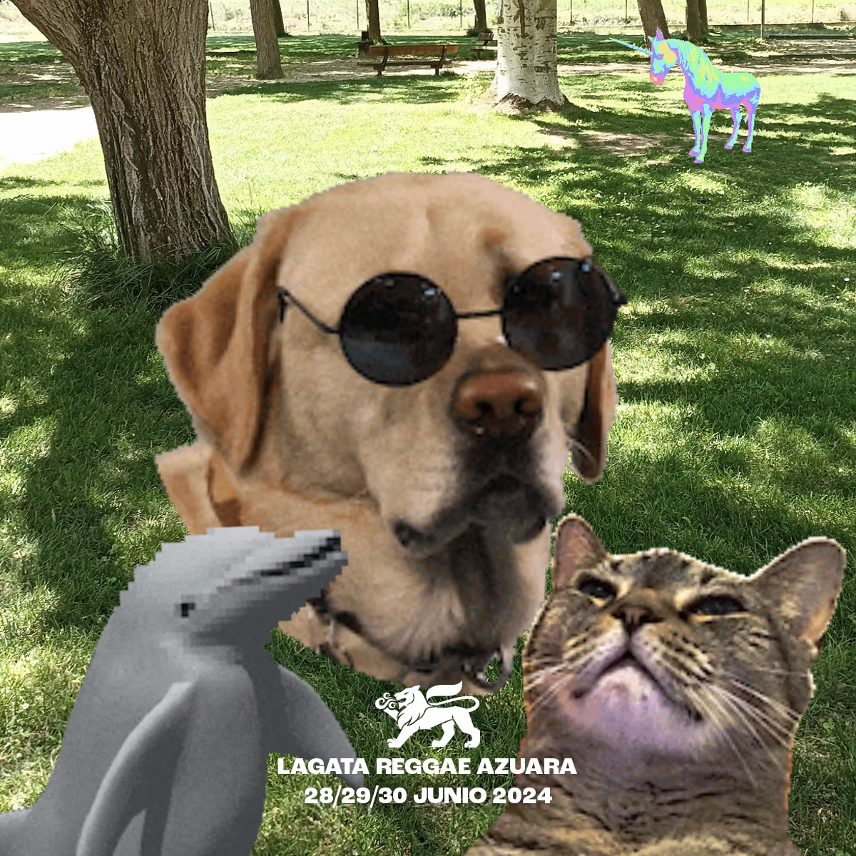 Tu Mascota es bienvenida a Lagata Reggae Azuara!. Se permite la entrada de animales de compañía bajo la responsabilidad de la persona propietaria. Conciertos, Acampada, Mercadillo, Actividades 28, 29 y 30 de Junio LAGATA REGGAE AZUARA FESTIVAL. ❤️💛💚 En #Azuara #Zaragoza