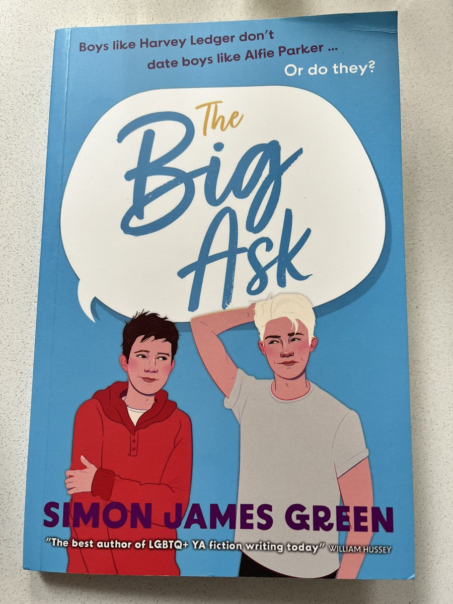 Perfect for Heartstopper fans, The Big Ask @simonjamesgreen will give you the warm, fuzzy feelings of a first love without labels 🏳️‍🌈 Such a joyful, sensitive story. Coming 6/6/24 for 13+. Thanks @BarringtonStoke 📖 checkemoutbooks.wordpress.com/2024/05/15/the…