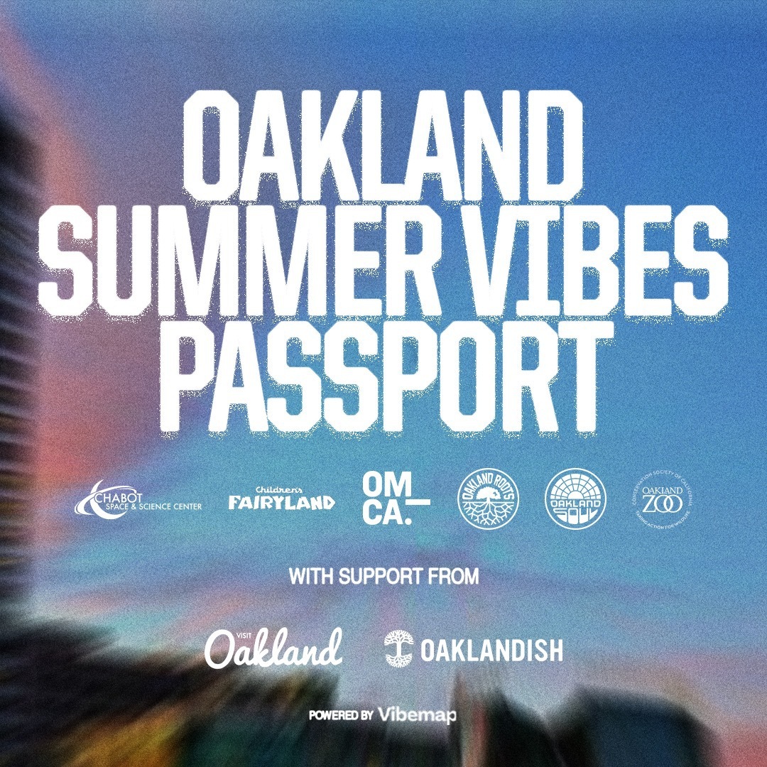 Summer Vibes are live. The ‘Oakland Summer Vibes Passport,’ presented by Visit Oakland and powered by @Vibemap is live now through August 31st. Take advantage of the amazing experiences Oakland has to offer, with the chance to earn challenge points and win unique prizes.