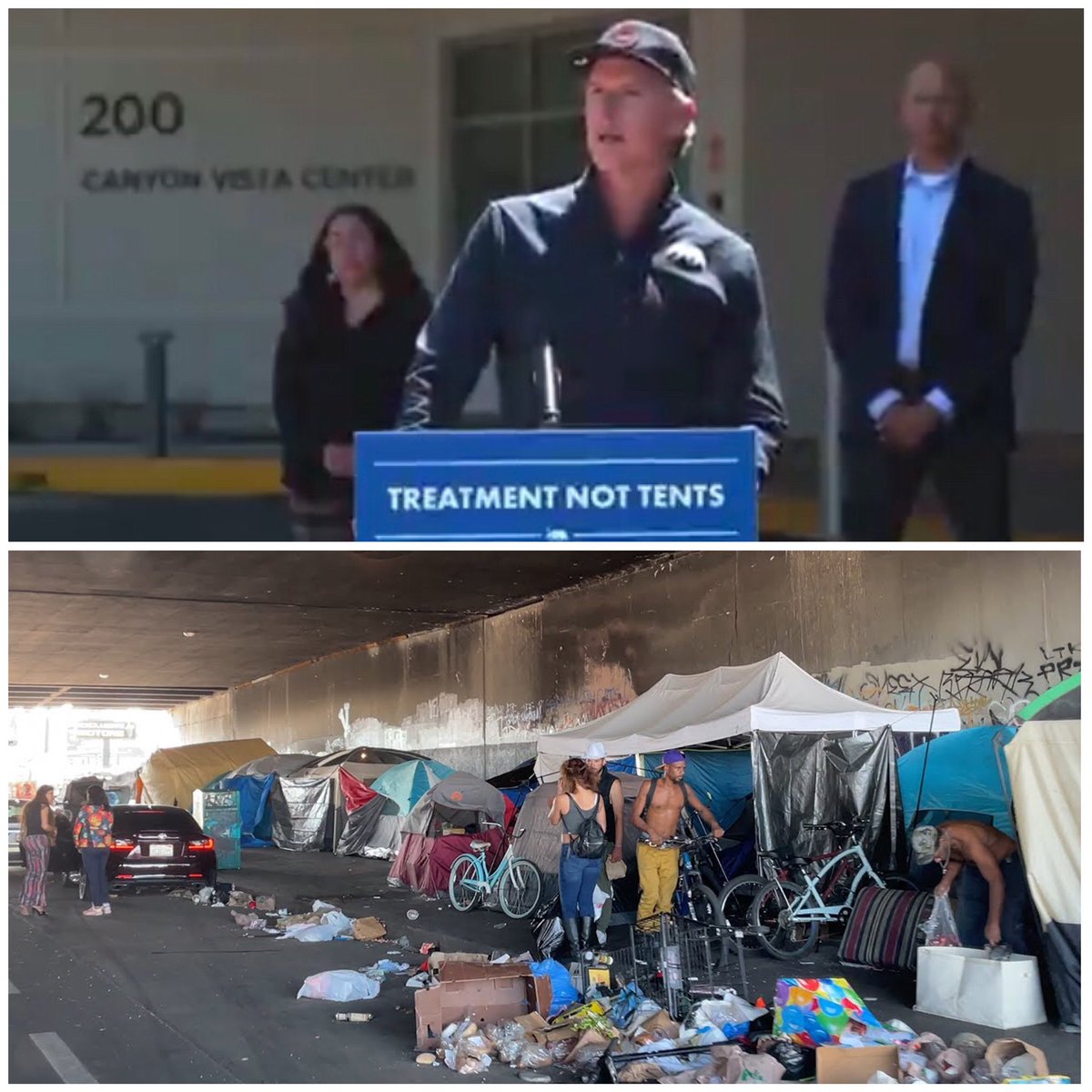 Governor Newsom has been #Markled. He spent time during a news conference to address Harry and Meghan’s private delinquent charity & not address the thousands of homeless people in his county, which is up from last year & 70% higher than 2015. Corrupt politicians and grifters 🤦🏾‍♂️