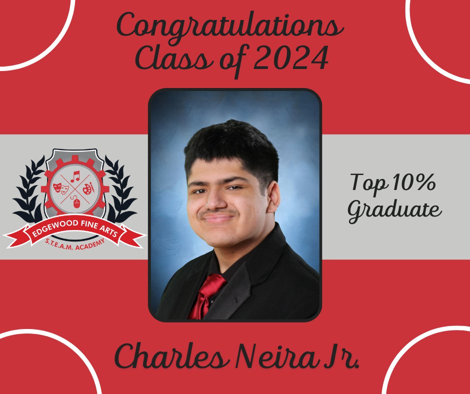 Congratulations to the Fine Arts Academy Class of 2024! Join EISD as we countdown to graduation and recognize the honors graduates in the top 10% of their class. Graduation information can be found here: eisd.net/graduation