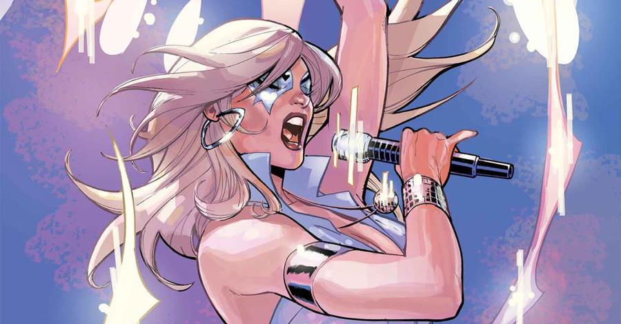 Dazzler hits the road in a new miniseries by Jason Loo + Rafael Loureiro this September: smashpages.net/2024/05/15/daz…