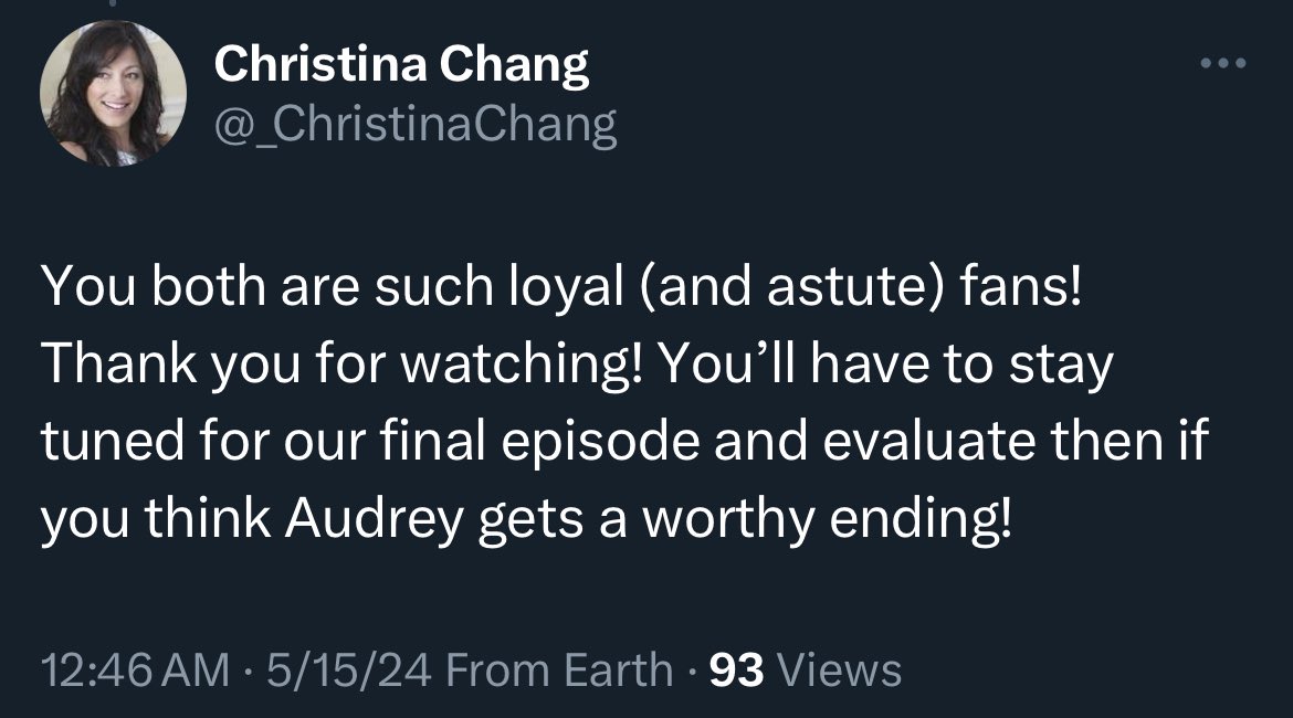 I cannot figure out if this is a good thing or if I should be worried

(This was about me and @audreylim_chang ‘s conversation about Lim’s ideal ending)