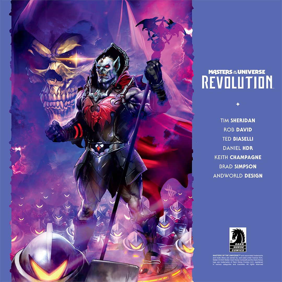 Masters of the Universe: Revolution #1 is HERE! Ted Biaselli, @thisisrobdavid and Tim Sheridan dive into the series with @ForEternia_com. Listen now: bit.ly/3wBFm2B
