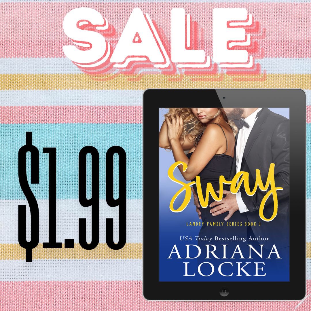 Sway by @AuthorALocke is on sale for the month of May! Download today for $1.99 and add Whispersync for $7.49! geni.us/ikrWux #AdrianaLocke #SingleMomRomance #BillionaireRomance #BookSale @valentine_pr_